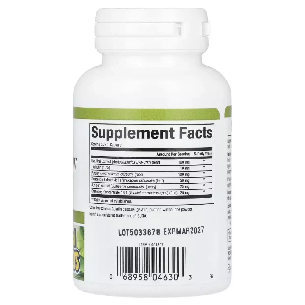 Вітамінно-мінеральний комплекс Natural Factors Здоров'я Сечових шляхів, Urinary Flow Formula, 90 капсул (NFS-04630) - зображення 2