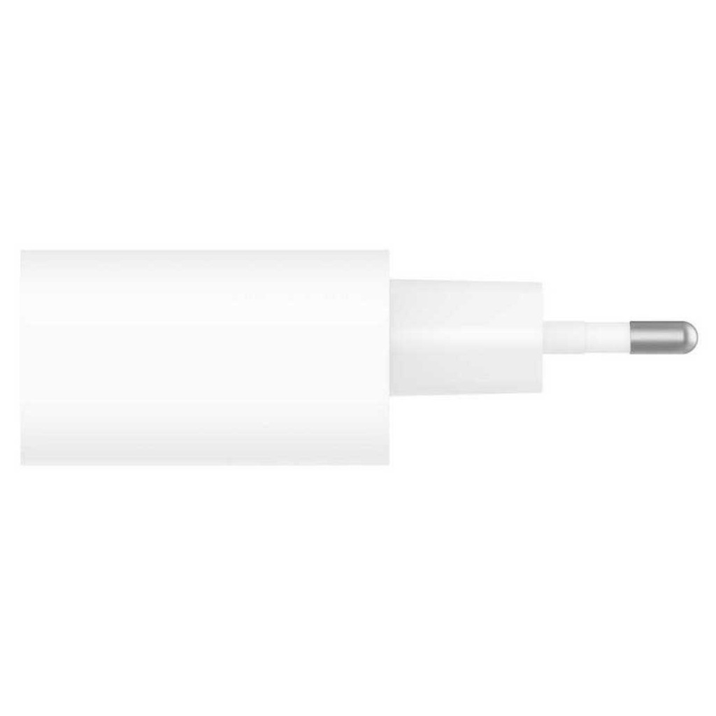 Зарядний пристрій Belkin USB-С 25W PD PPS + cable USB-C-Lightning 1m (WCA004VF1MWH-B5) - зображення 5