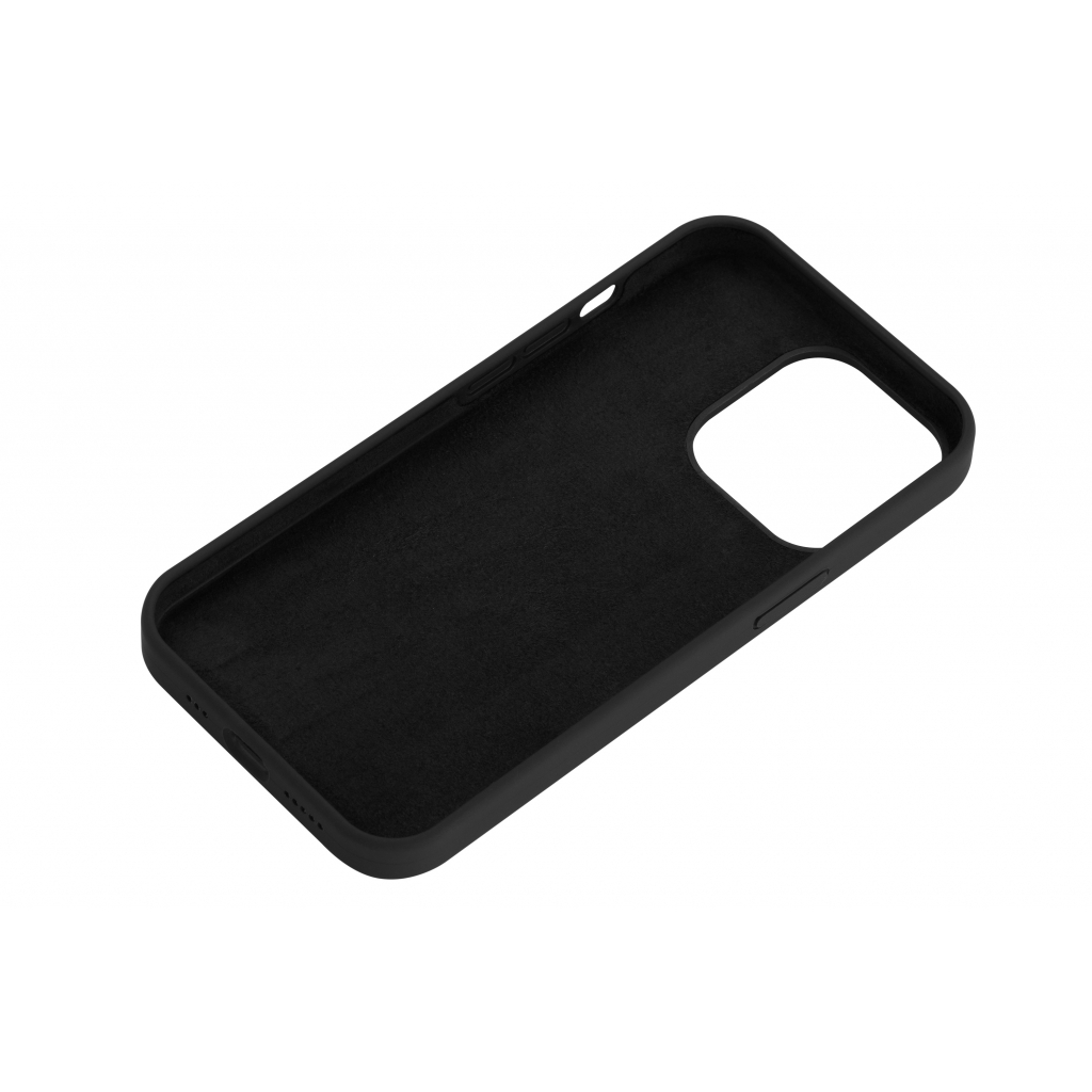 Чохол до мобільного телефона 2E Basic Apple iPhone 13 Pro Liquid Silicone Black (2E-IPH-13PR-OCLS-BK) - зображення 3