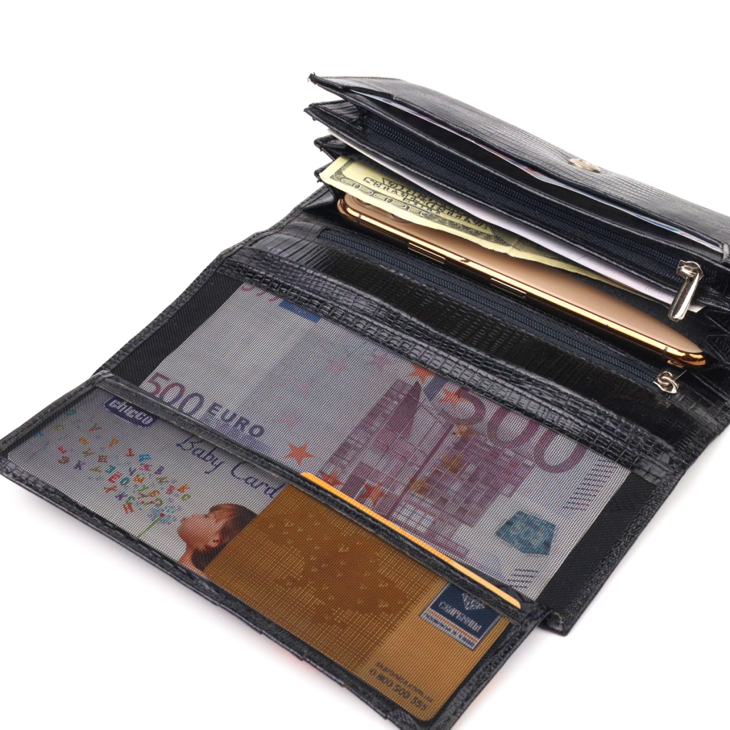 Гаманець Canpellini З натуральної шкіри Чорний (21527) - зображення 7