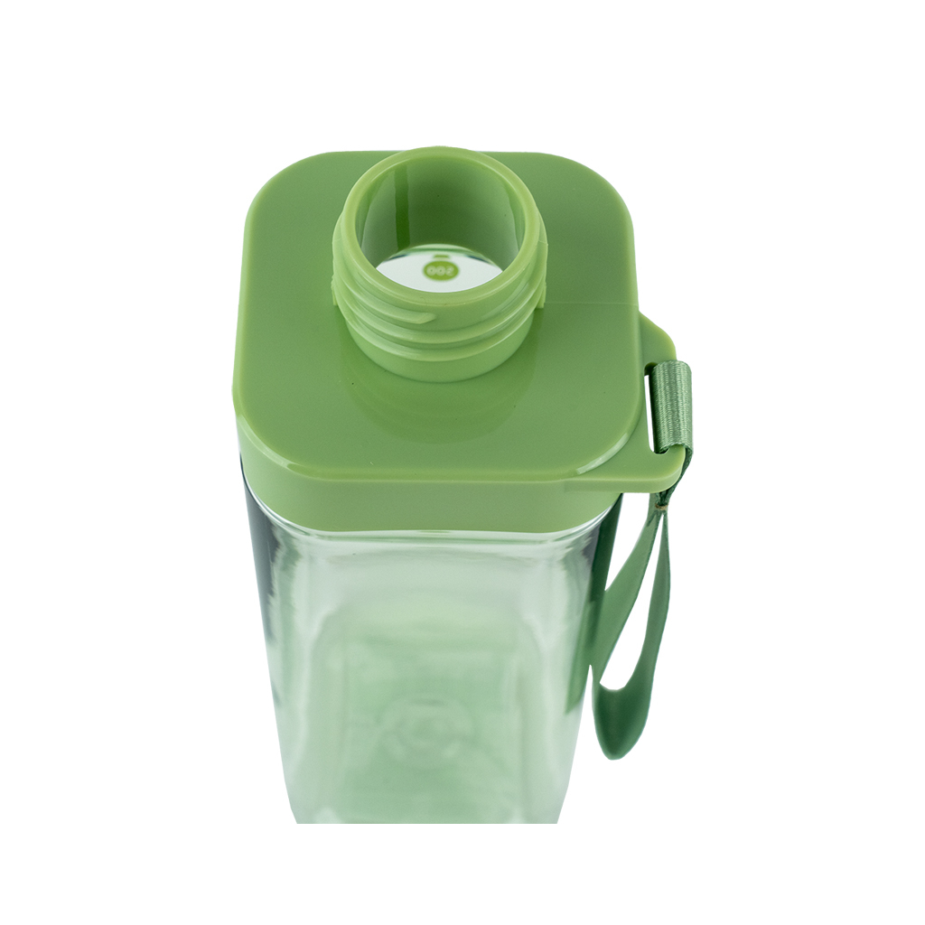 Поїльник-непроливайка Kite квадратна, 550 мл, зелена (K24-1209-2) - зображення 6