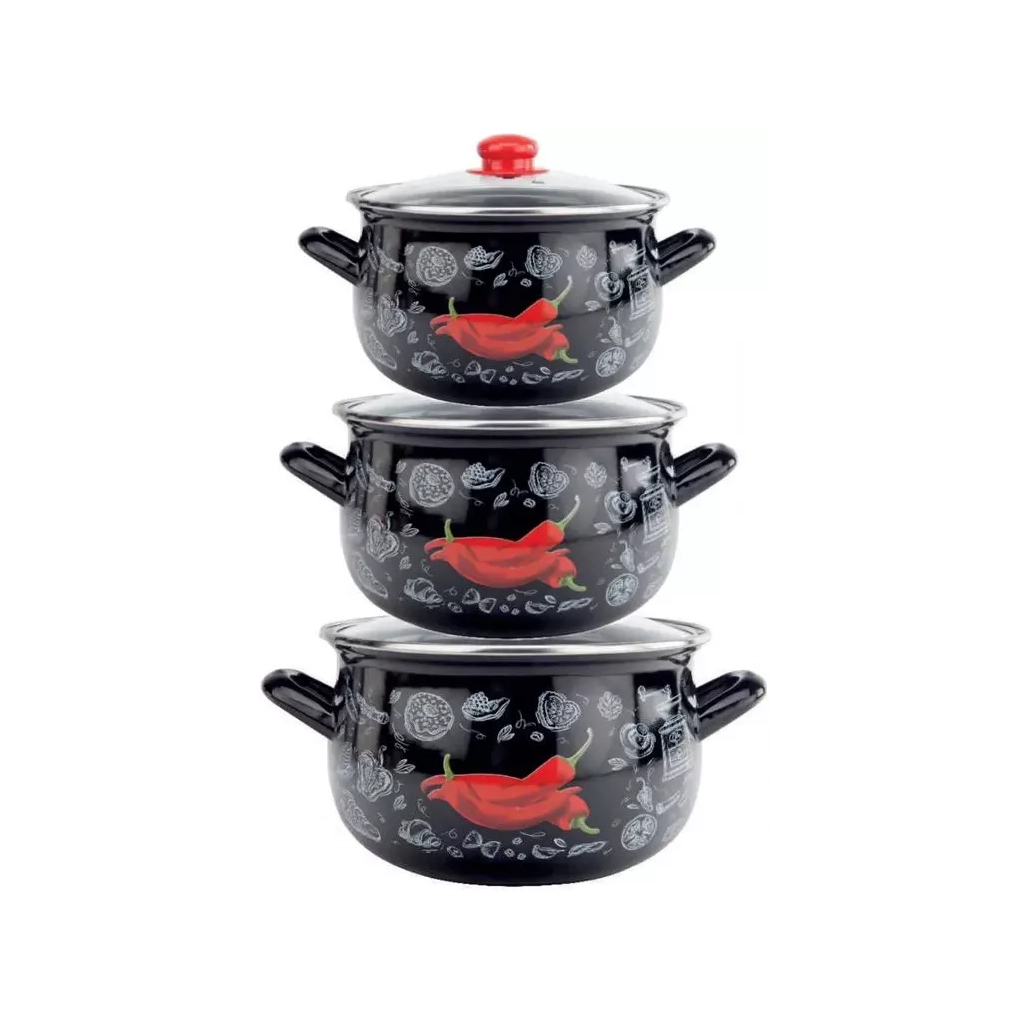 Набір посуду Gusto "Перчинка" (GT-T-3-P) - зображення 1