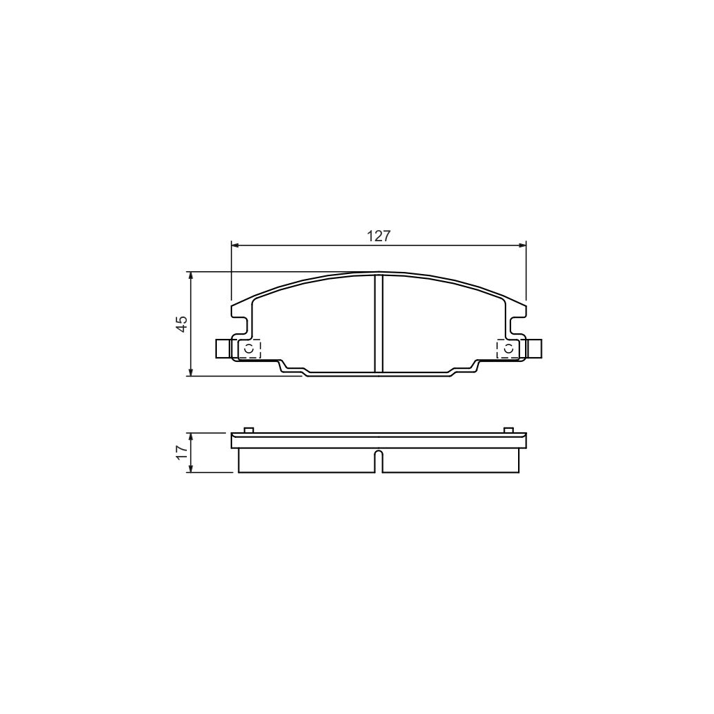 Гальмівні колодки Bosch 0 986 460 960 - зображення 1