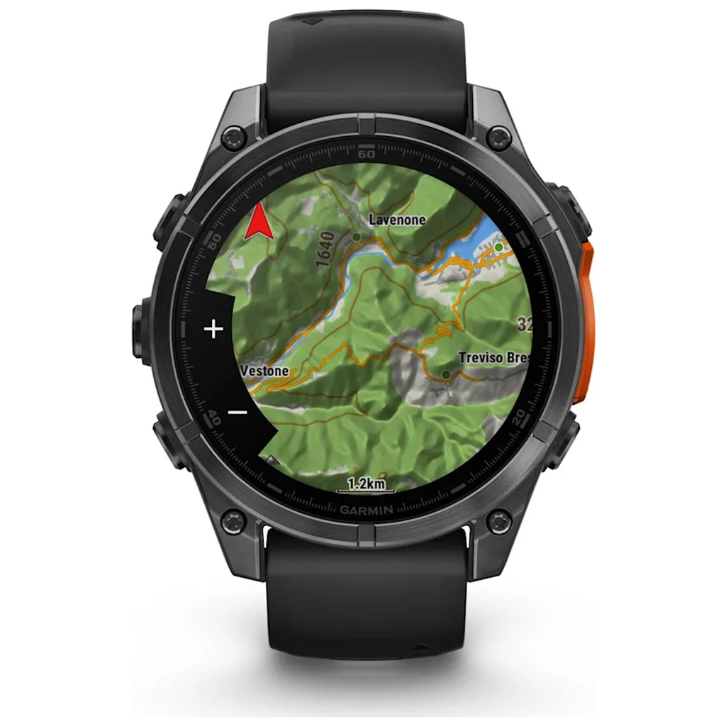 Смарт-годинник Garmin fenix 8 47mm, AMOLED, Glass/SS, SlateGray Steel/Black, BlkBnd, GPS (010-02904-00/010-02904-09) - зображення 2