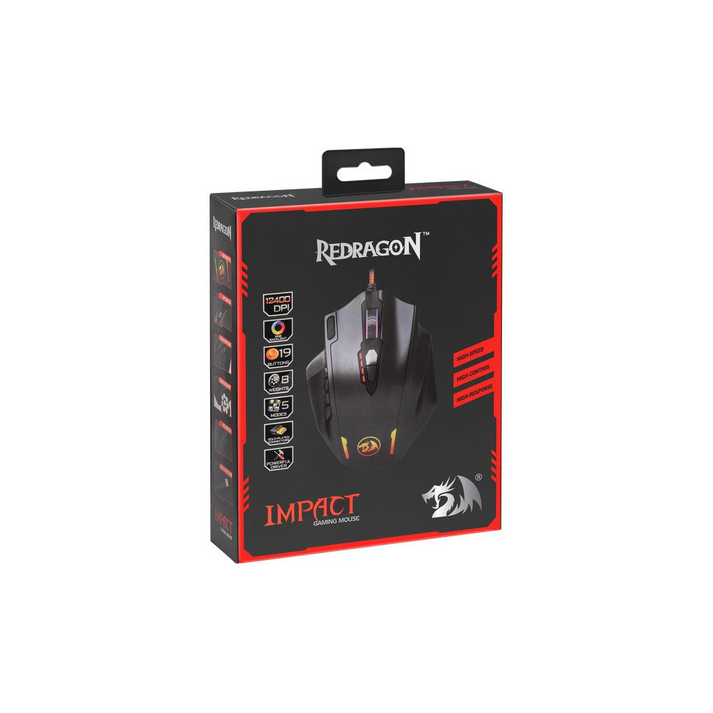 Мишка Redragon Impact RGB IR USB Black (78322) - зображення 11