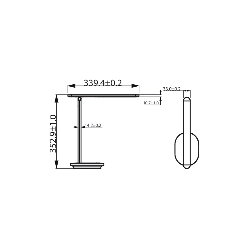 Настільна лампа Philips LED Reading Desk lamp Ivory біла (929003194707) - зображення 2