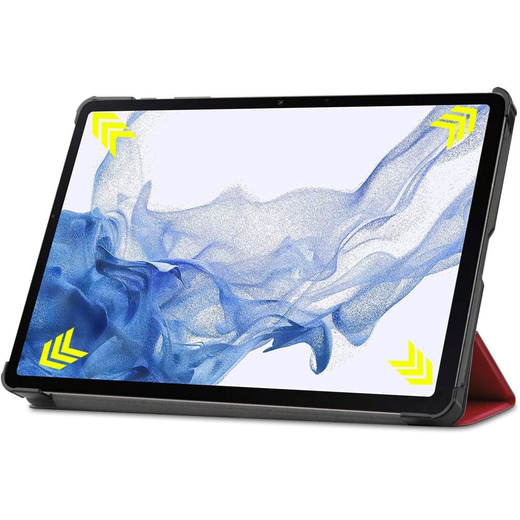 Чохол до планшета BeCover Smart Case Samsung Tab S9 (SM-X710/SM-X716)/S9 FE (SM-X510/SM-X516B) 11.0" Red Wine (709893) - зображення 7