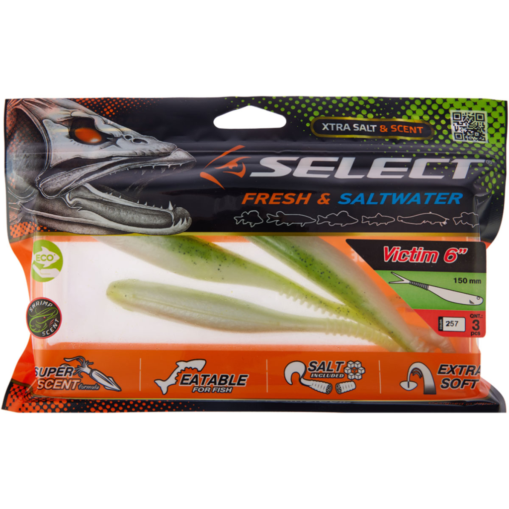 Силікон рибальський Select Victim V-Tail 6" 257 (3 шт/уп) (1870.74.57) - зображення 2