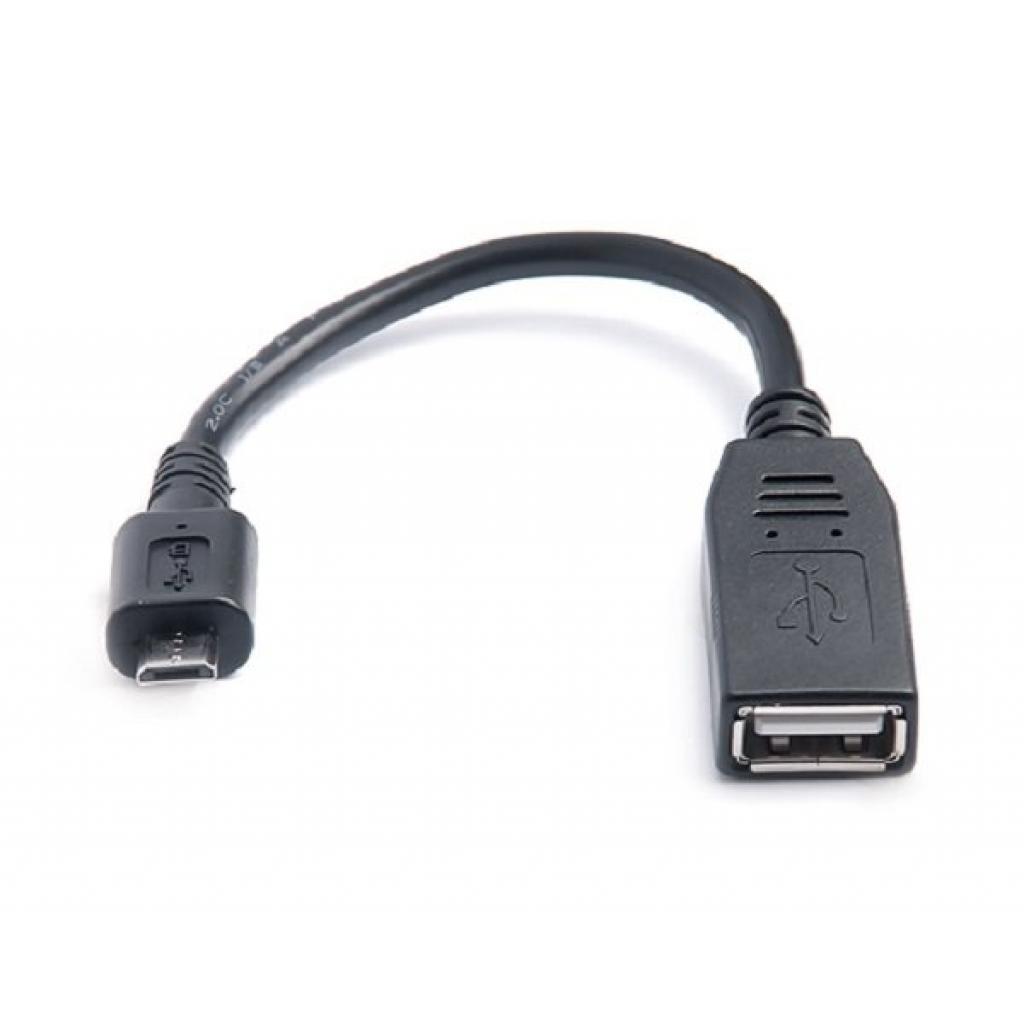 Перехідник OTG USB 2.0 AF to Micro 5P 0.1m REAL-EL (EL123500014) - зображення 2