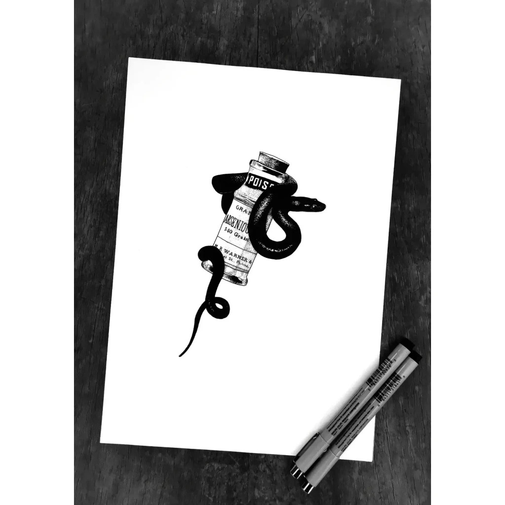 Лайнер Sakura Pigma Micron (0.5) 0,45 мм Чорний (084511306448) - picture 9