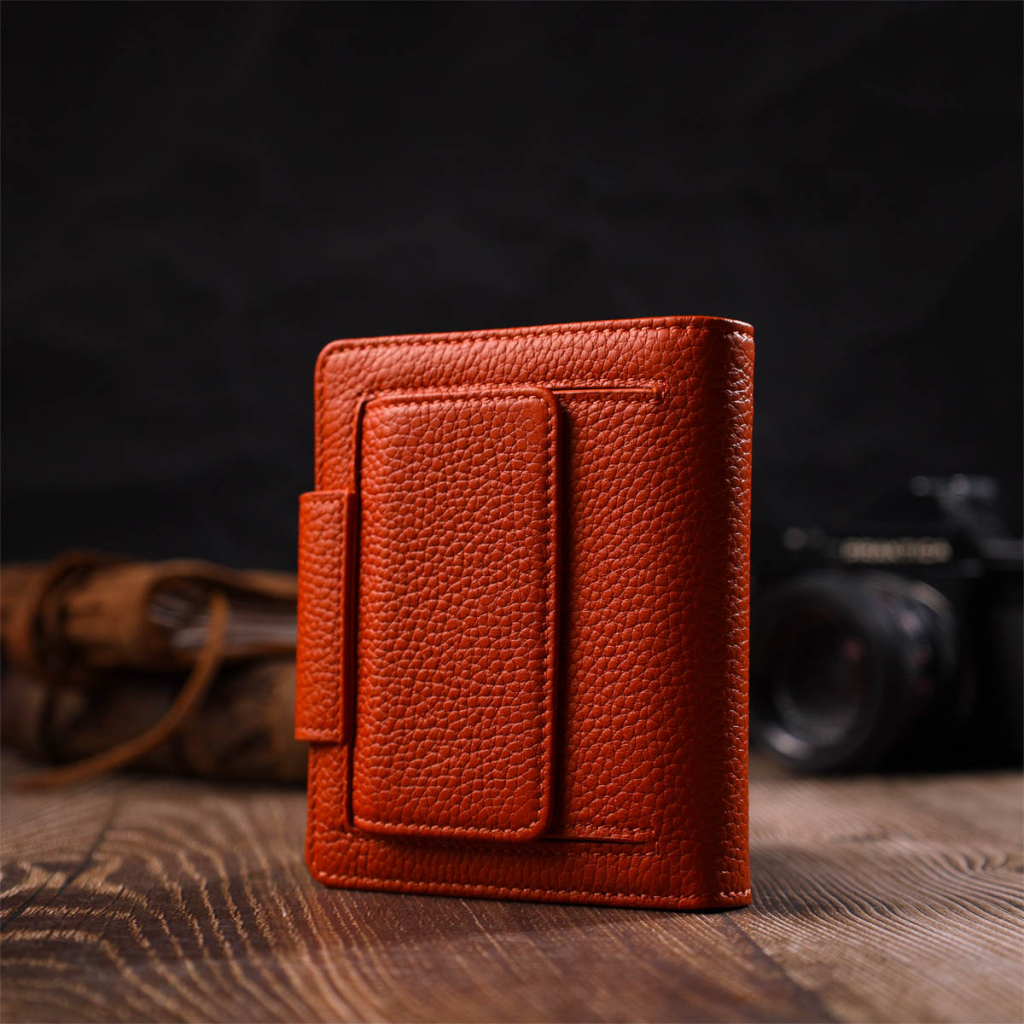 Гаманець Tony Bellucci З натуральної шкіри Помаранчевий (22064) - зображення 10