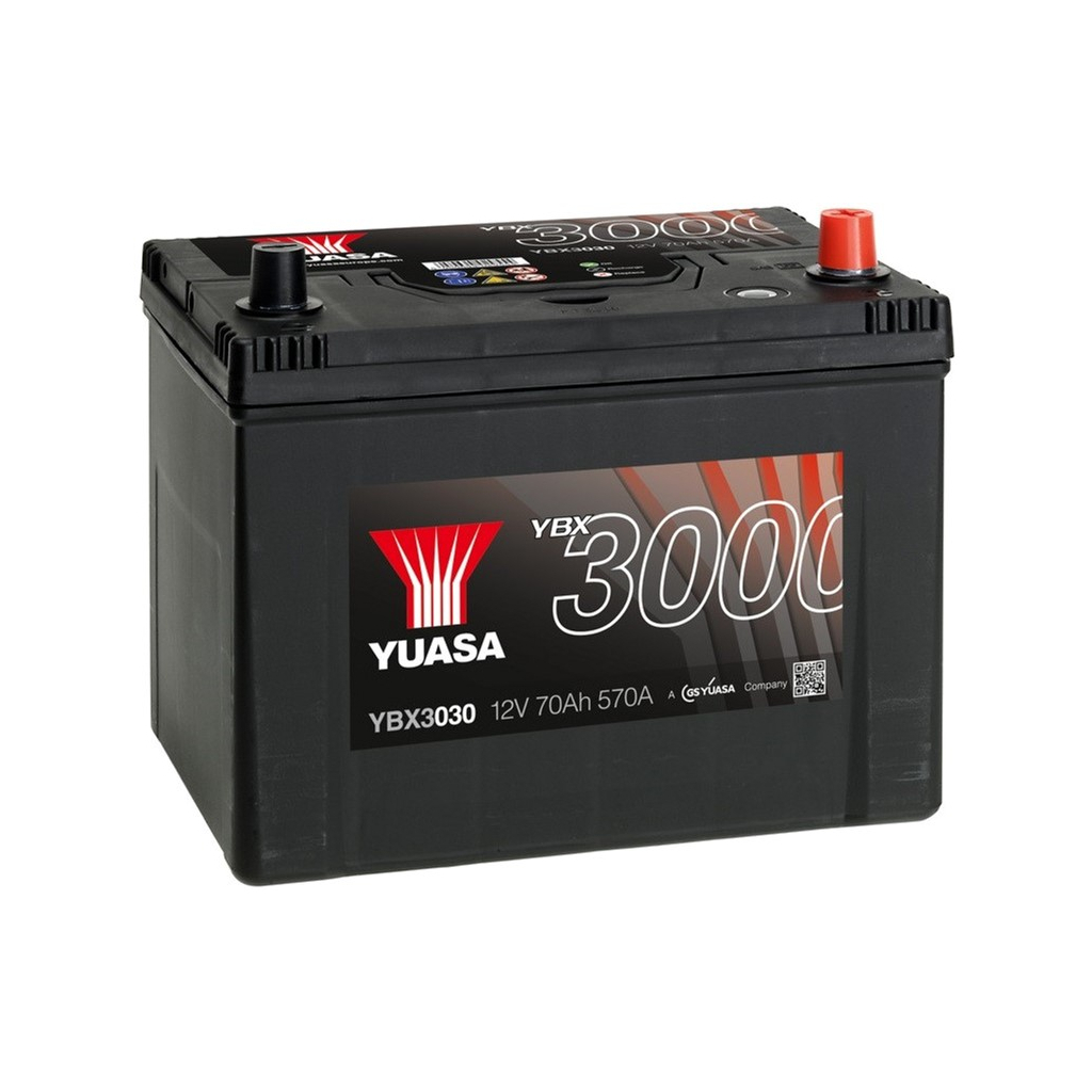 Акумулятор автомобільний Yuasa 12V 72Ah SMF Battery (YBX3030) - зображення 1