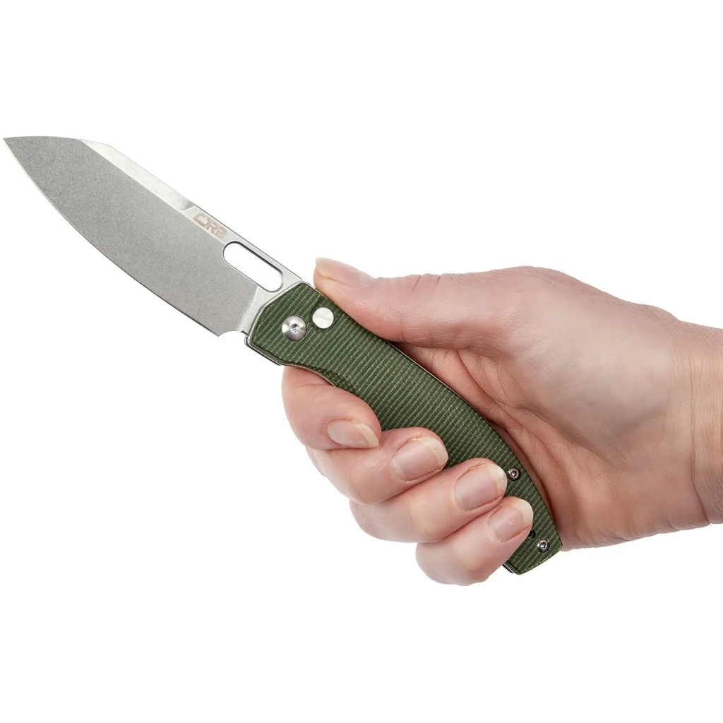 Ніж CJRB Ekko BB Micarta Green (J1929B-MGN) - зображення 5
