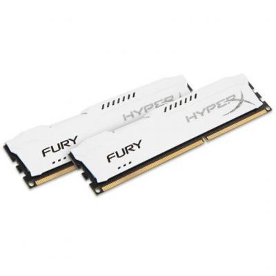 Модуль пам'яті для комп'ютера DDR4 16GB (2x8GB) 3466 MHz HyperX FURY White Kingston Fury (ex.HyperX) (HX434C19FW2K2/16) - зображення 2