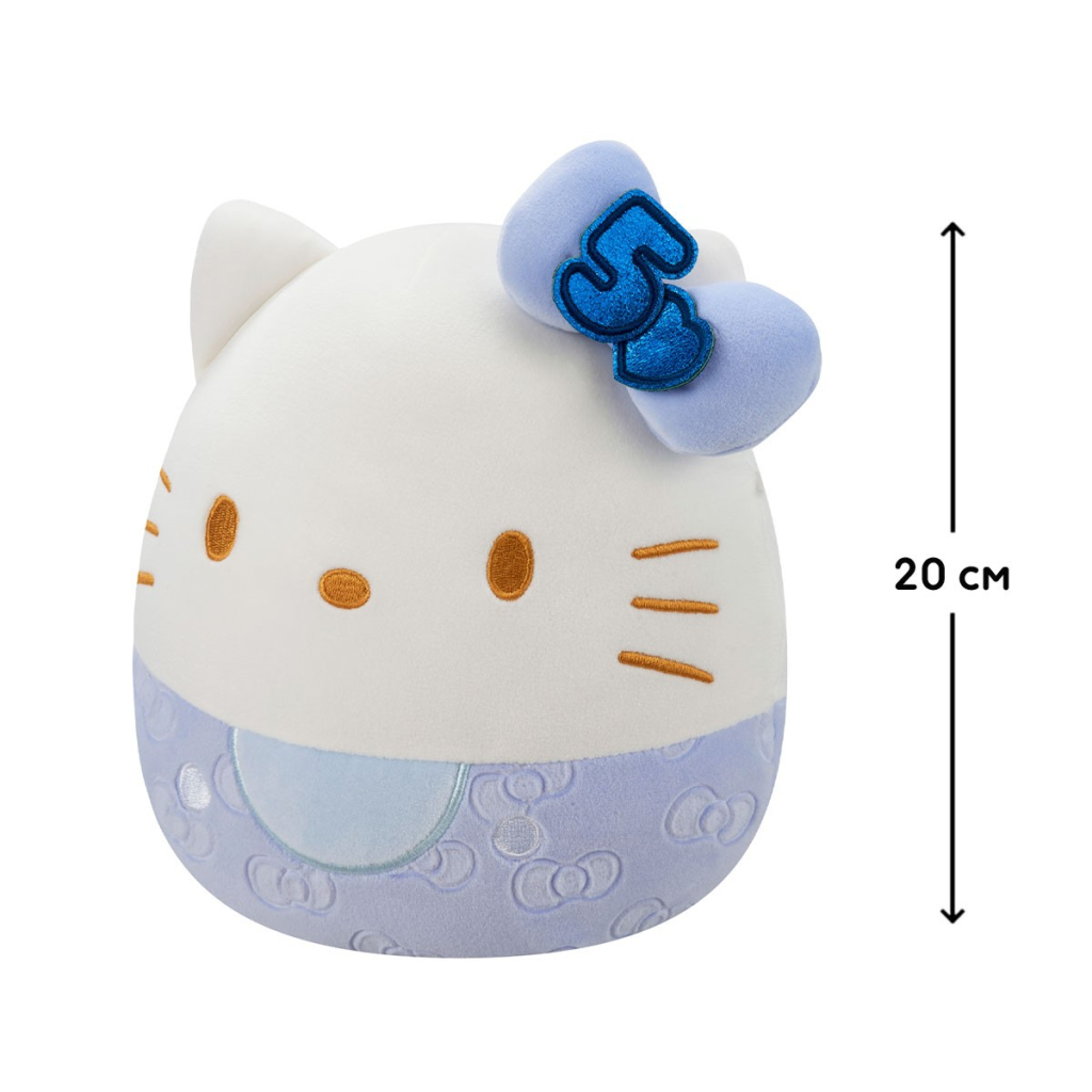 М'яка іграшка Squishmallows Хелоу Кітті у синьому 20 см (SQSN00500) - зображення 2