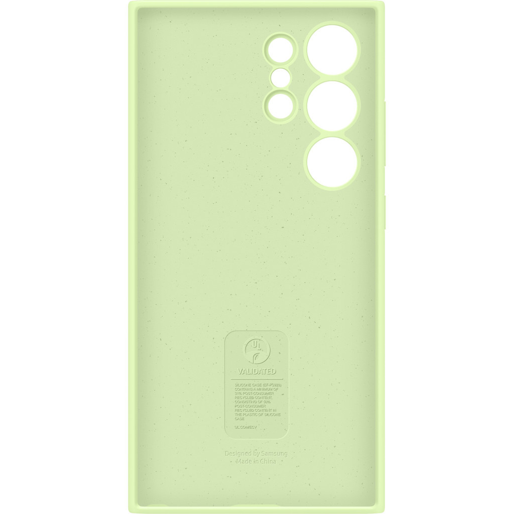 Чохол до мобільного телефона Samsung Galaxy S24 Ultra (S928) Silicone Case Lime (EF-PS928TGEGWW) - зображення 5