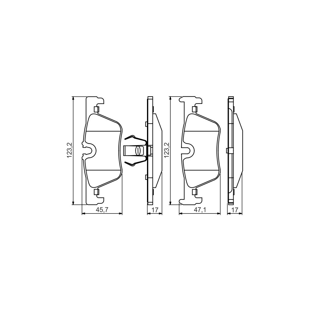 Гальмівні колодки Bosch 0 986 495 289 - изображение 5