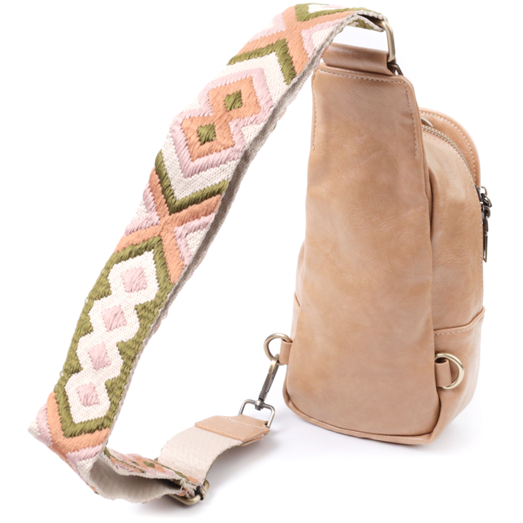 Сумка Vintage З екошкіри Світло-коричнева (22790) - зображення 2