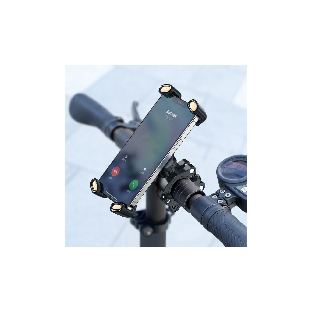 Тримач для смартфонів Baseus 4.7-6.5" Quick to take (for bicycle and Motorcycle) (SUQX-01) - изображение 8
