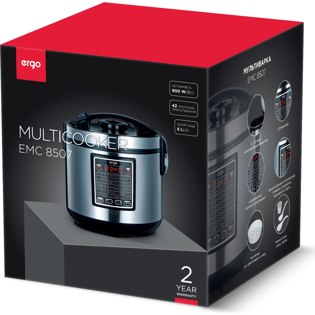 Мультиварка Ergo EMC 8507 (EMC8507) - зображення 12
