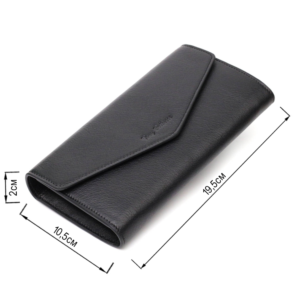 Портмоне Tony Bellucci З натуральної шкіри Чорне (21976) - зображення 3