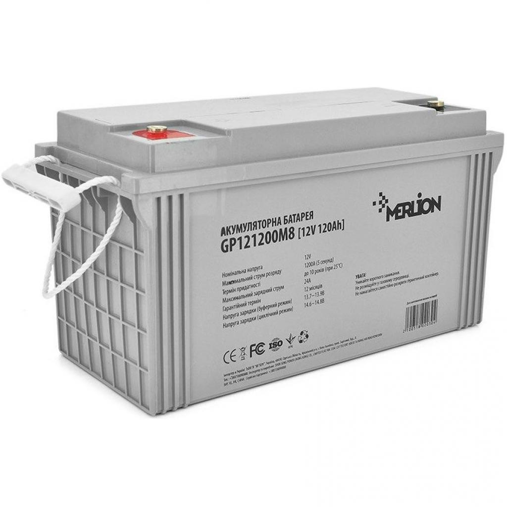 Батарея до ДБЖ Merlion 12V 120Ah (GP121200M8) - зображення 1