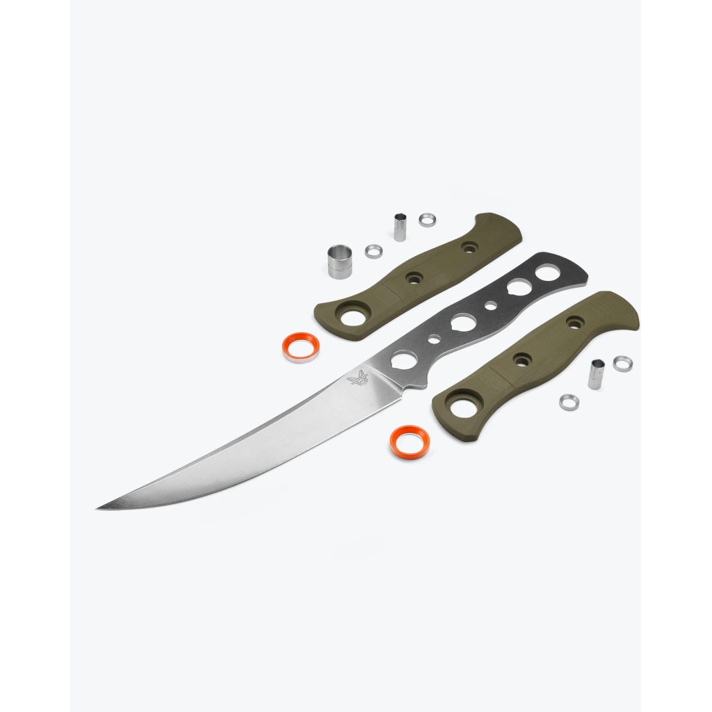 Ніж Benchmade Meatcrafter Olive G10 (15500-3) - зображення 8