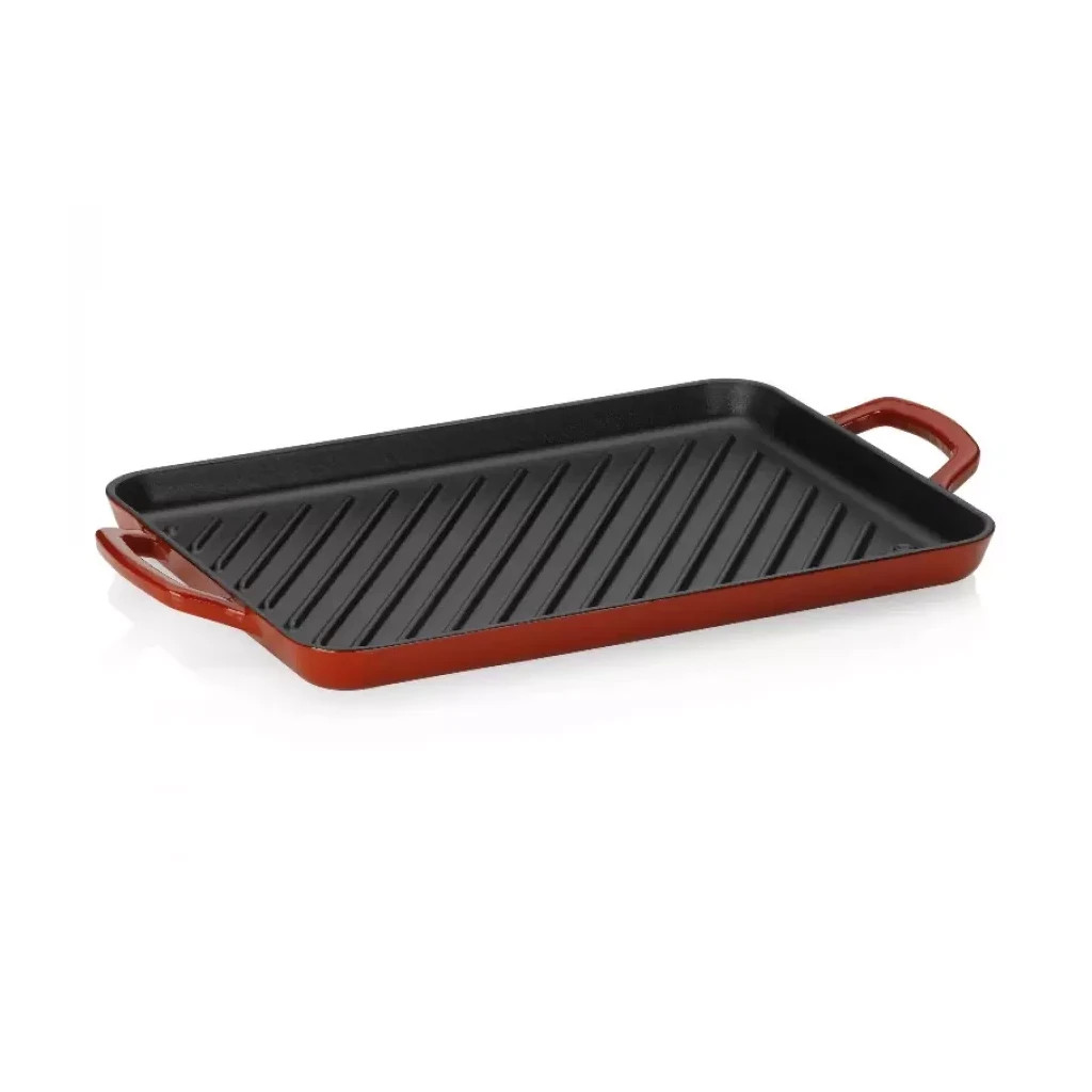 Сковорода Kela Гриль чавунна Calido 35 х 25 см Червона (11939) - зображення 1