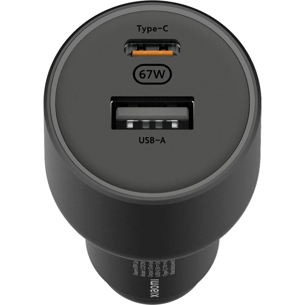 Зарядний пристрій Xiaomi 67W Car Charger USB/Type-C (BHR6814GL) (973434) - зображення 2