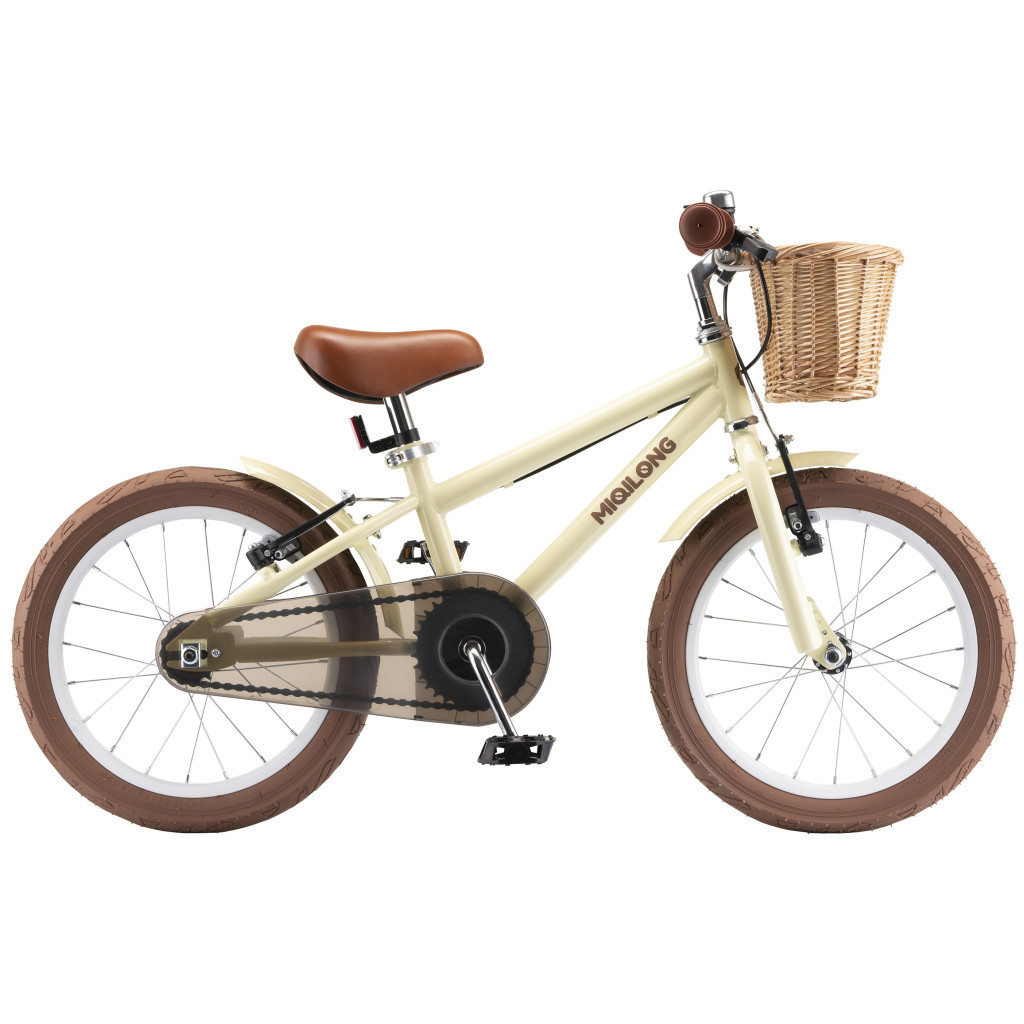 Дитячий велосипед Miqilong RM Бежевий 16" (ATW-RM16-BEIGE) - изображение 1