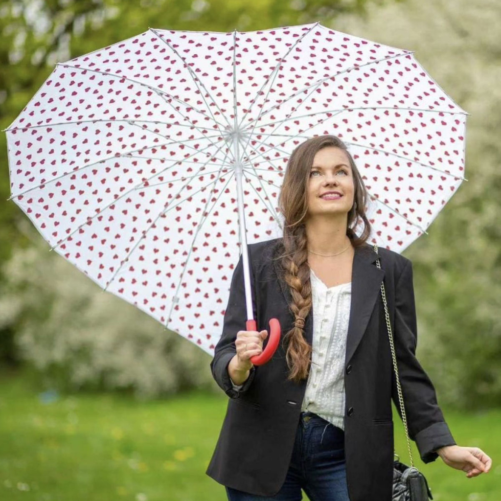 Парасоля Fulton L909-041031 Heart Walker-1 Mini Hearts (L909-041031) - зображення 4