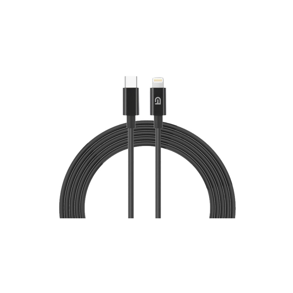 Дата кабель USB-C to Lightning 1.2m AMQGJ2BL black Armorstandart (ARM64374) - зображення 1