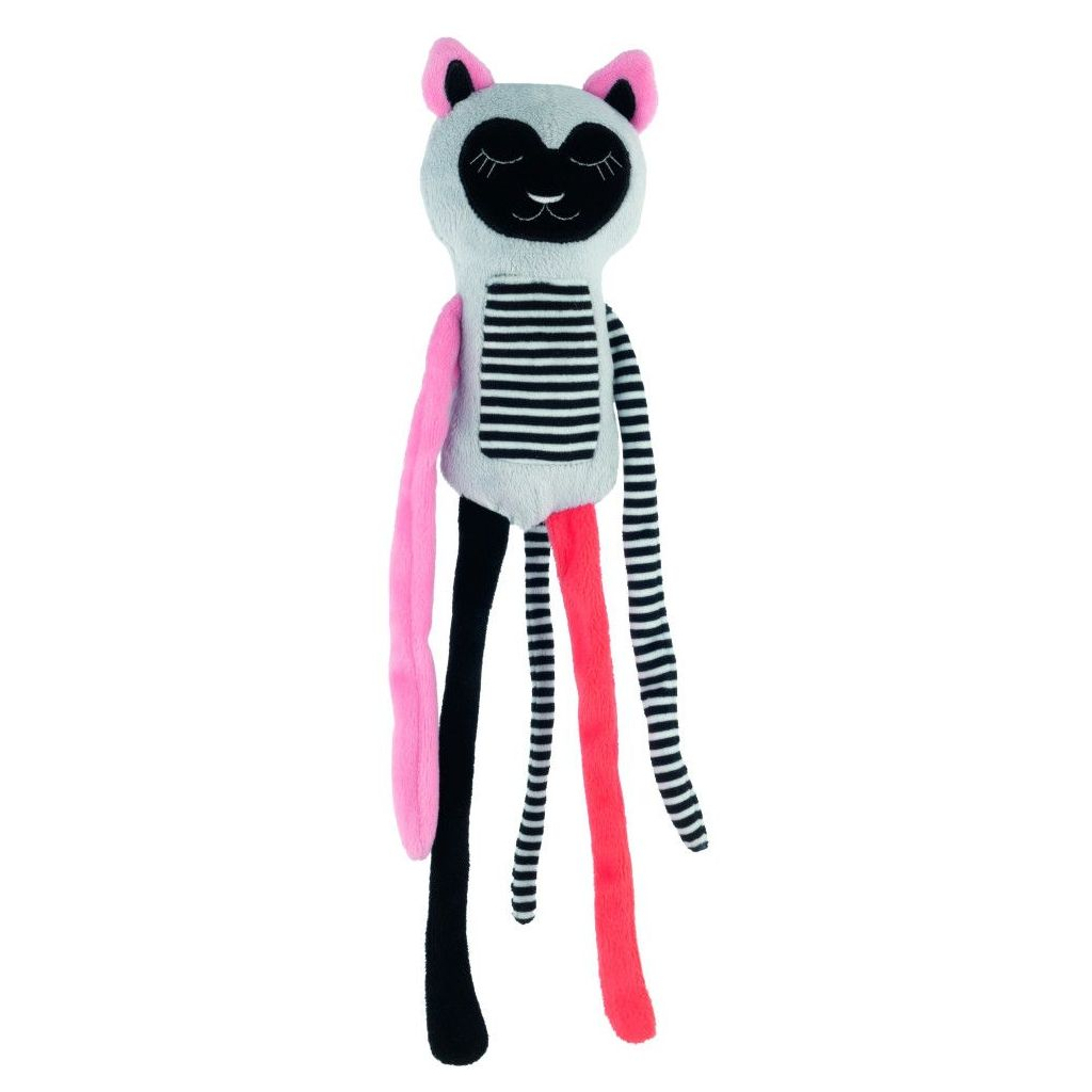 Брязкальце Canpol плюшева сплячий лемур Jungle кораловий (68/059_cor) - зображення 1