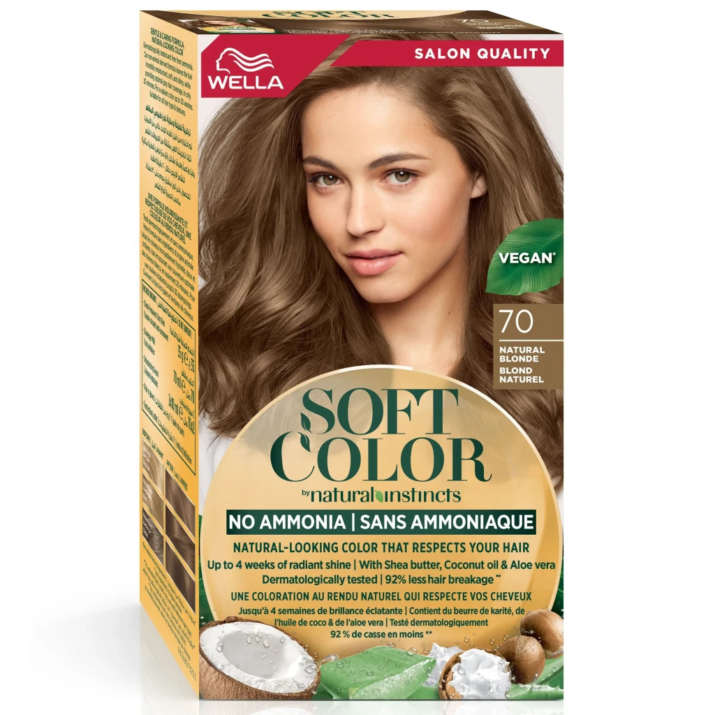 Фарба для волосся Wella Soft Color Безаміачна 70 - Натуральний блонд (3614228865784) - изображение 1