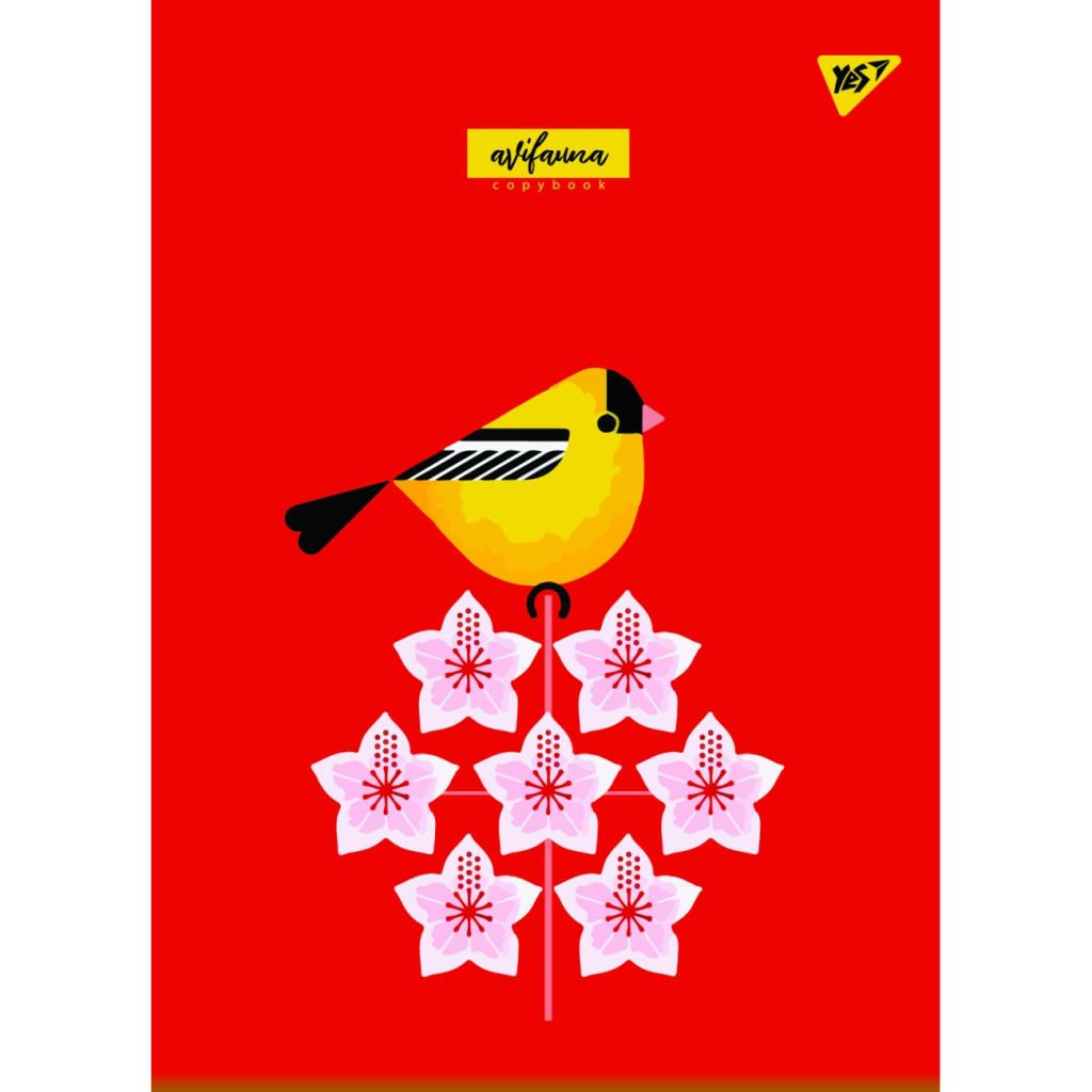 Зошит Yes А4 Avifauna 48 аркушів, клітинка (681930) - зображення 1