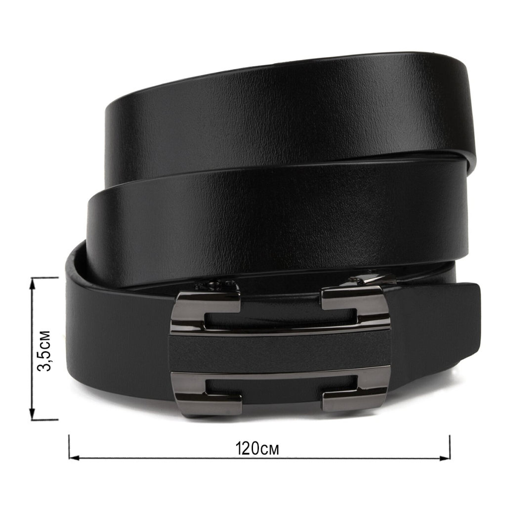 Ремінь Vintage Чоловічий Чорний (20262) - зображення 3