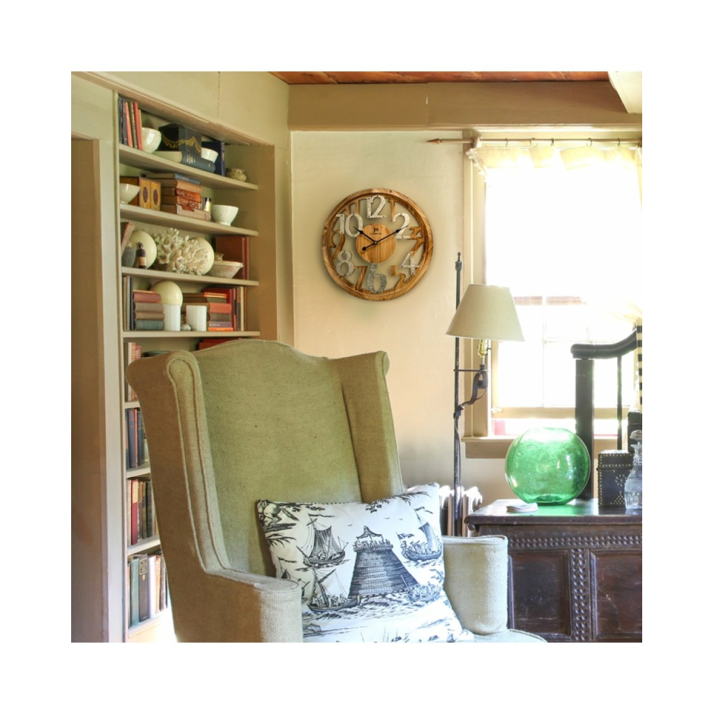 Настінний годинник Lowell 21538 - зображення 3