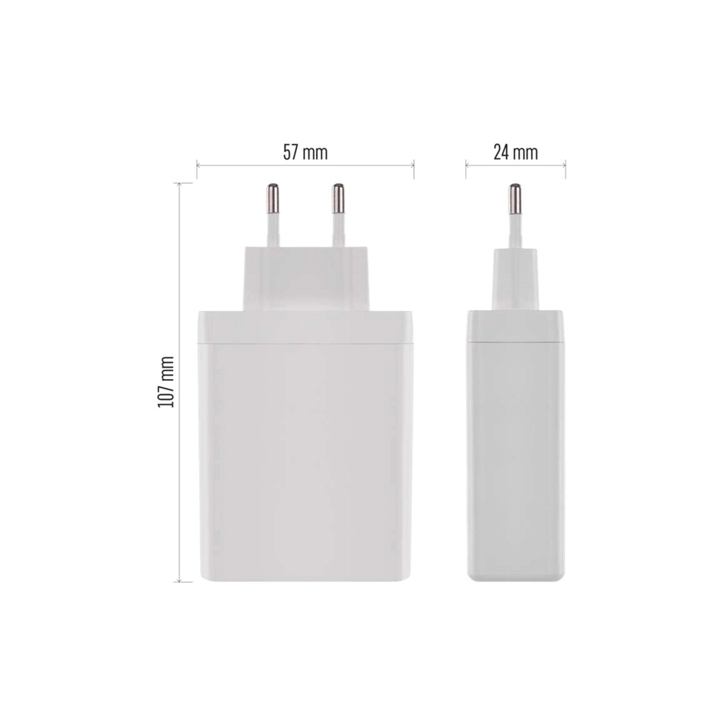 Зарядний пристрій EMOS V06G120 1xUSB-A + 3xUSB-C PD120W GaN (V06G120) - зображення 10
