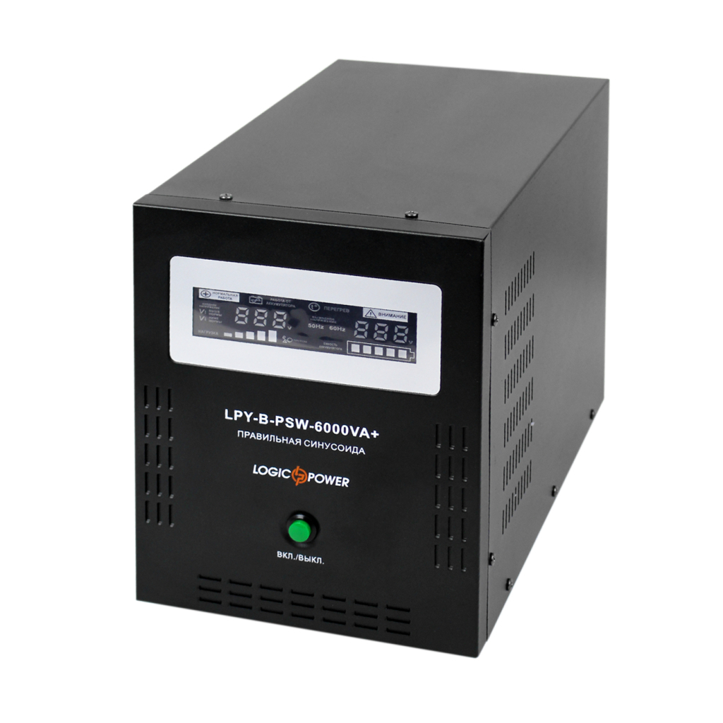 Пристрій безперебійного живлення LogicPower LPY- B - PSW-6000VA+, 48V (6615) - зображення 1