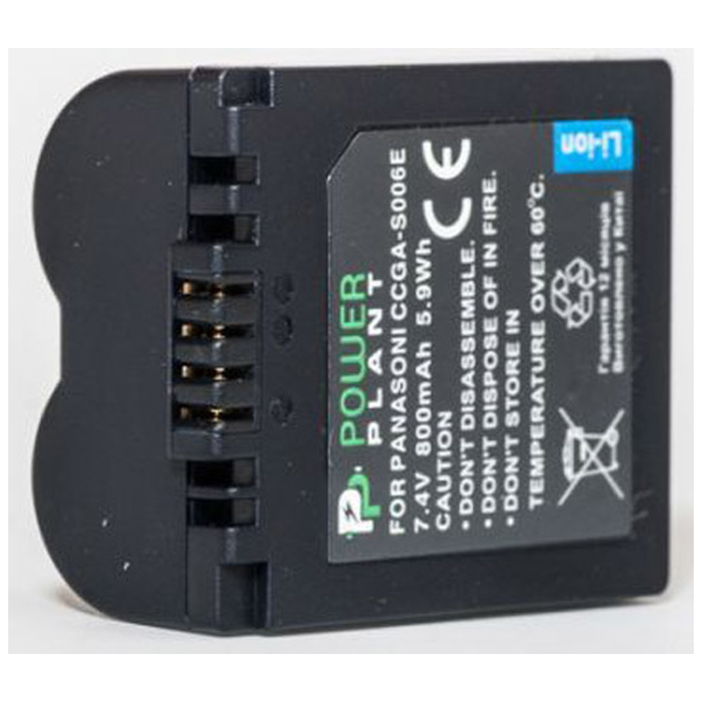 Акумулятор до фото/відео PowerPlant Panasonic S006E (DV00DV1100) - изображение 1