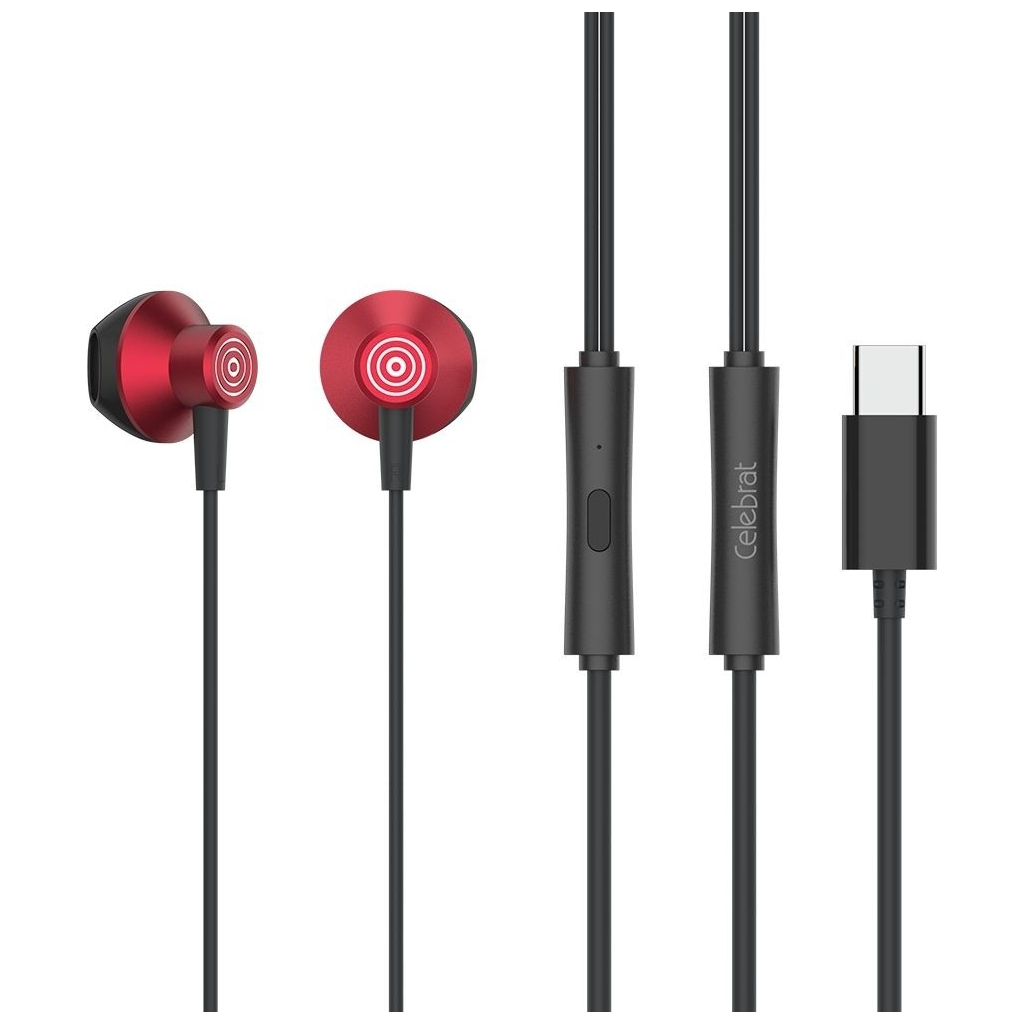 Навушники Celebrat D14 Red (1006637) - зображення 1