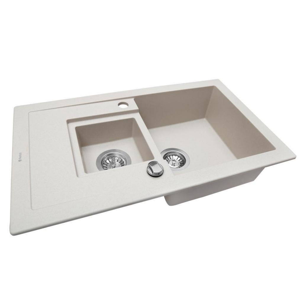 Мийка кухонна Perfelli PIERRA PGP 536-78 LIGHT BEIGE - зображення 2