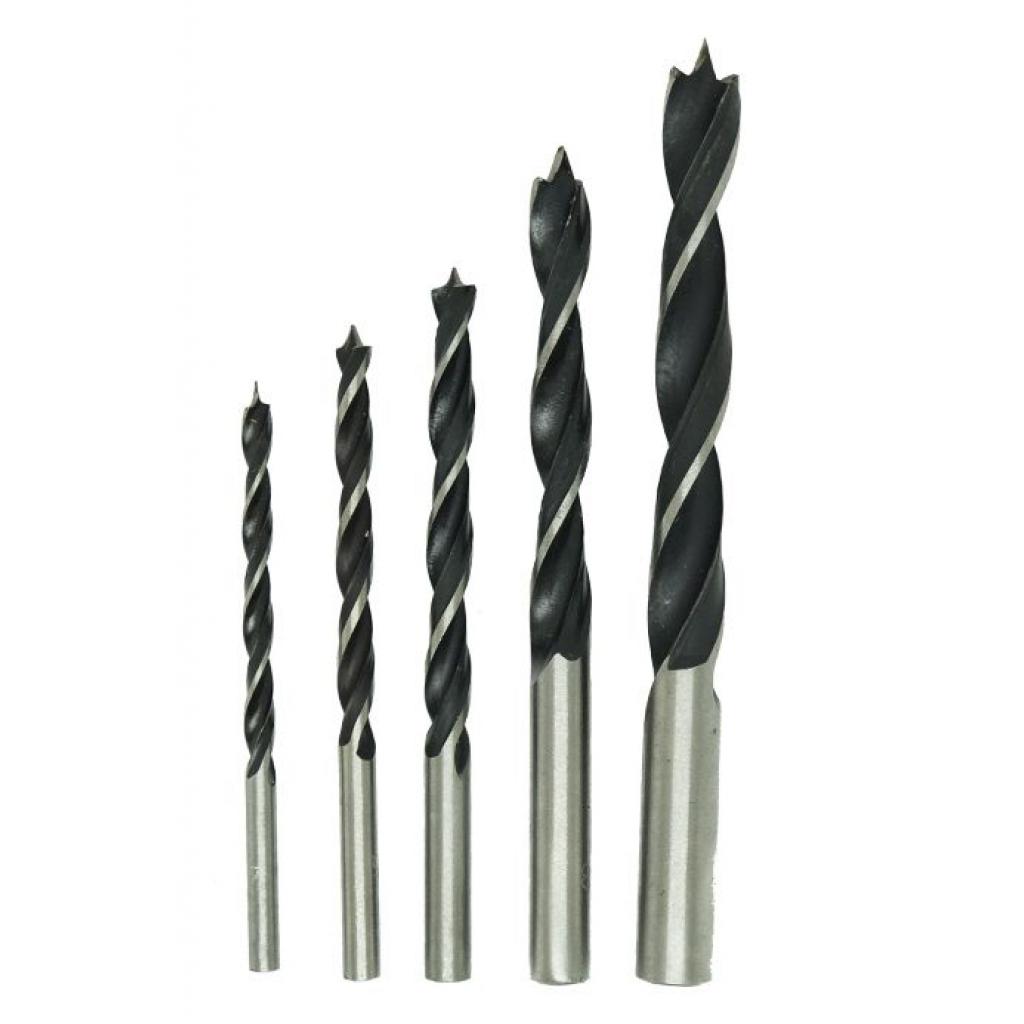 Набір свердл Зеніт спіральних по дереву 5 шт 4-10 мм (31105410) - зображення 2