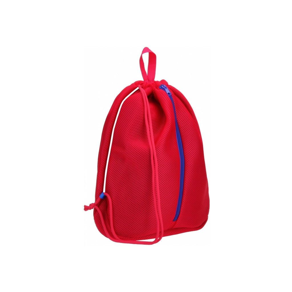 Сумка для взуття Cool For School з кишенею на блискавці, темно-рожева (CF86409) - зображення 3