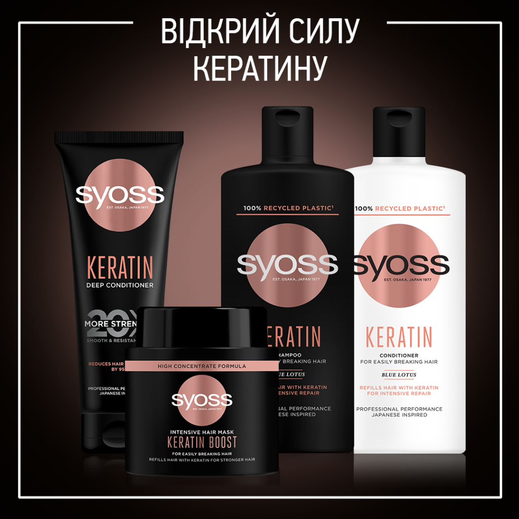 Маска для волосся Syoss Keratin Boost Інтенсивна для ламкого волосся 500 мл (9000101689976) - зображення 5