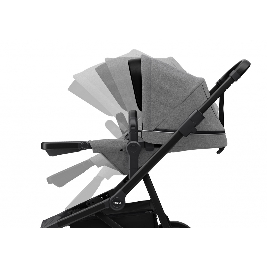 Коляска Thule Sleek Black/Grey Melange (TH 11000021) - зображення 6