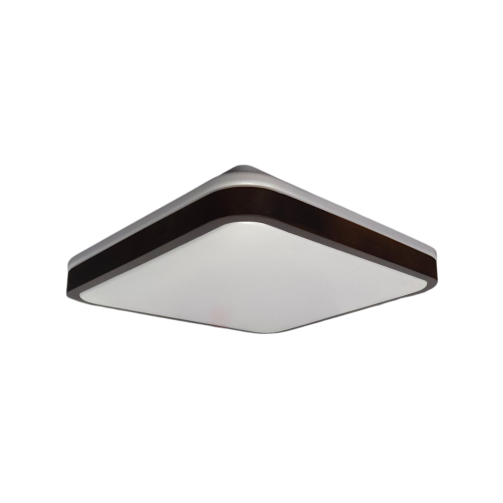 Світильник Vestum GLOW матовий 60W 391*391*65мм 3000К-6500К з ДК горіх (VS-91052) - изображение 2