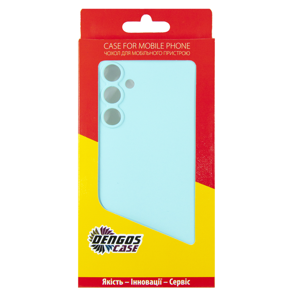 Чохол до мобільного телефона Dengos Samsung Galaxy M35 5G Soft + glass Ice Blue (DG-KM-107) - зображення 4