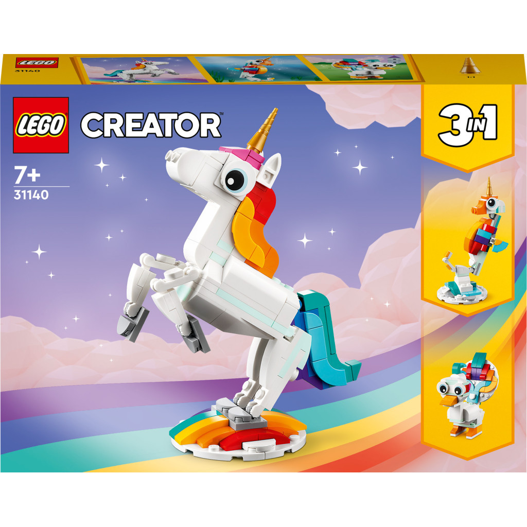 Конструктор LEGO Creator Магічний єдиноріг 145 деталей (31140) - зображення 1