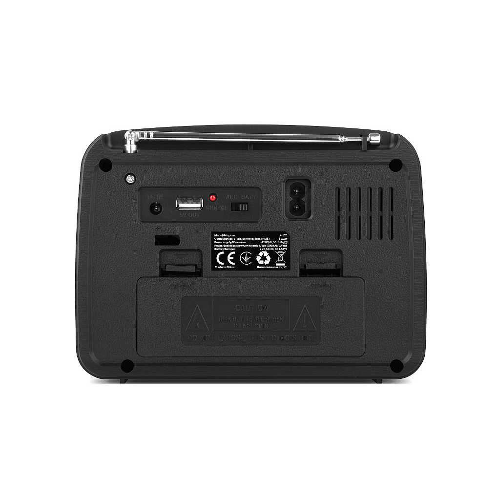 Портативний радіоприймач REAL-EL X-520 Black - изображение 6